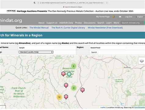 mindat|Mineral Location Search .